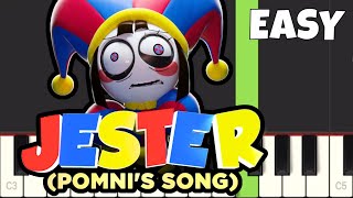 JESTER Pomni's Song - EASY Piano Tutorial