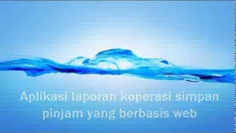 PT I "Digitalisasi Proses" : Aplikasi Koperasi Simpan Pinjam