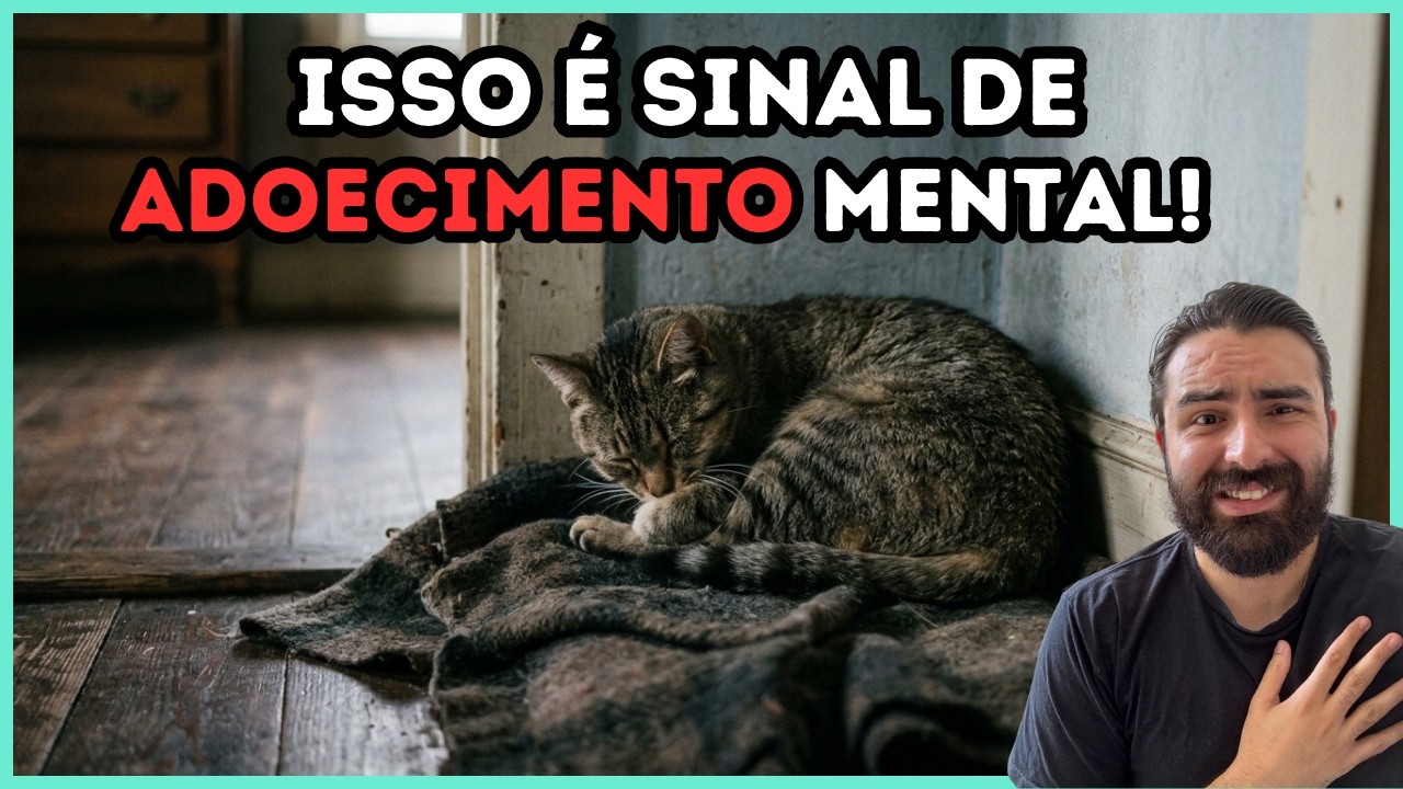 7 Coisas Comuns Em Gatos Que São Sinais de ADOECIMENTO MENTAL Neles!