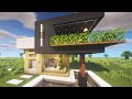 MINECRAFT: How to Build a MODERN HOUSE Tutorial (EASY)