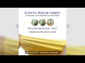 40colors 50x50cm Stretch Mochi Smooth Minky Fabric Hopen 95% Polyester 5% Spandex Stretch 4 Side Plu