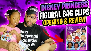 Disney Princess Figural Bag Clips Review + Opening (my daughters 1st vid)