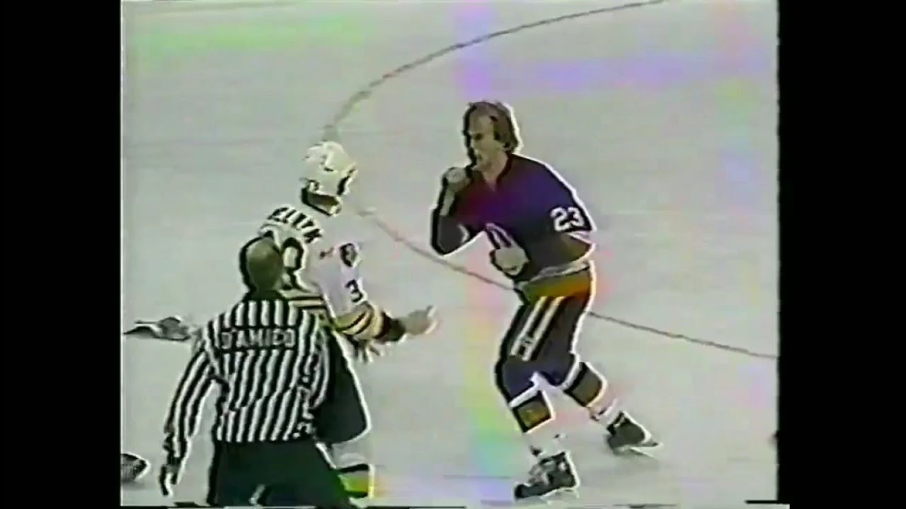 Islanders - Bruins g2 rough stuff 4/28/83