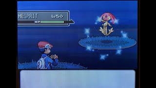 Live! Shiny Roaming Mesprit in Pokemon Platinum after 5,055 SRs! screenshot 4