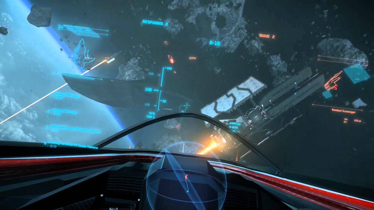 Star Citizen, A showcase of quality AI Vanduul piloting