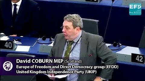 The EU is the cause of rising human misery - David Coburn MEP