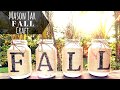 Maddie & Tae: EASY Fall Craft w/ Mason Jars