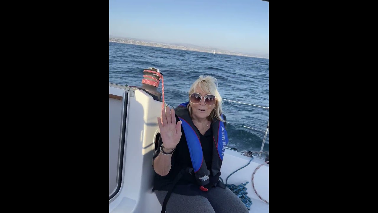 Dana Point Wet Wednesday Sailboat Race #ourladydefiant #yachtracing #sailing #liveaboardlife #boat