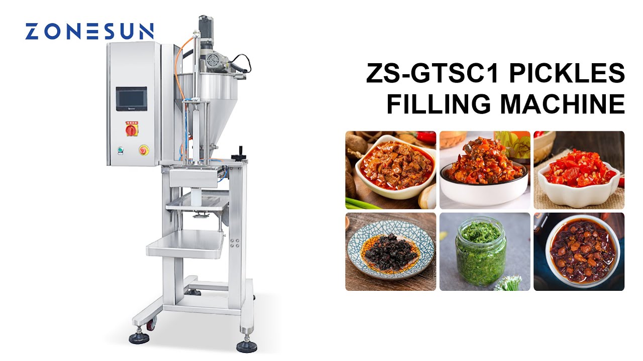 How To Use Pickles Auger Filling Machine - YouTube