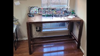 Resurrecting a Hamilton Drafting Table Part 2. The ultimate Warhammer 40k Painting Table