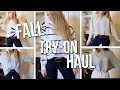 Fall Haul + Giveaway! I got the cutest sweaters!!