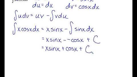 Integration by Parts (Sect 6.3) Video #1