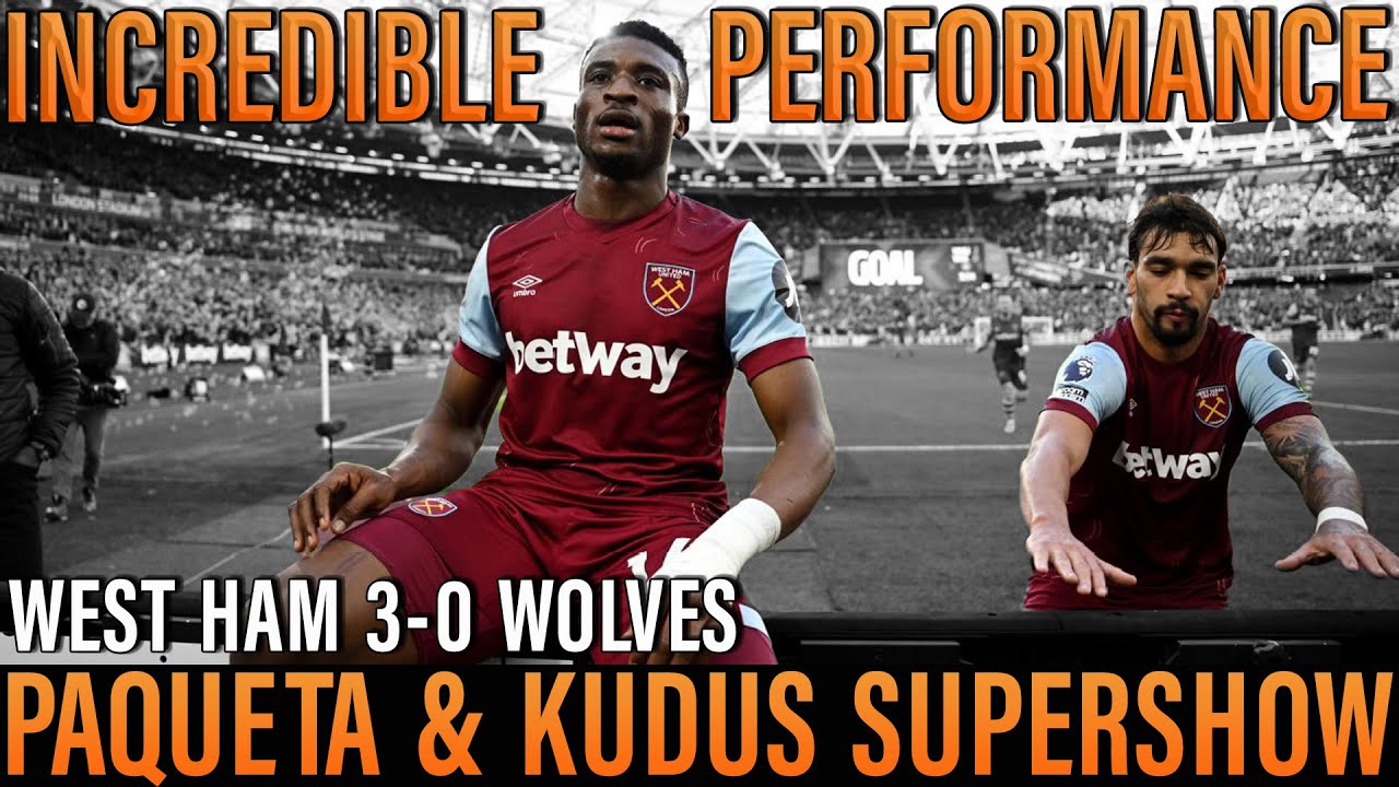 West Ham 3-0 Wolves, Kudus & Bowen Lead Hammers To Confident Win