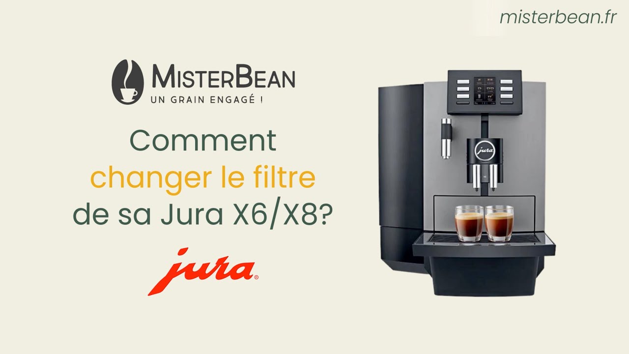 Comment changer le filtre de la machine à café Jura X6 / X8 ? YouTube