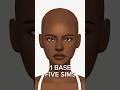 1 base 5 sims|part 2|#sims4cas #ts4 #caschallenge #sims4mods  #shorts #thesims4 #sims4cc