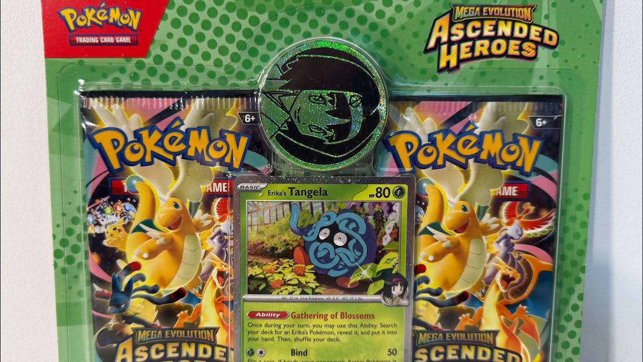 Pokmon TCG - Ascended Heroes Tangela Blister Pack Opening