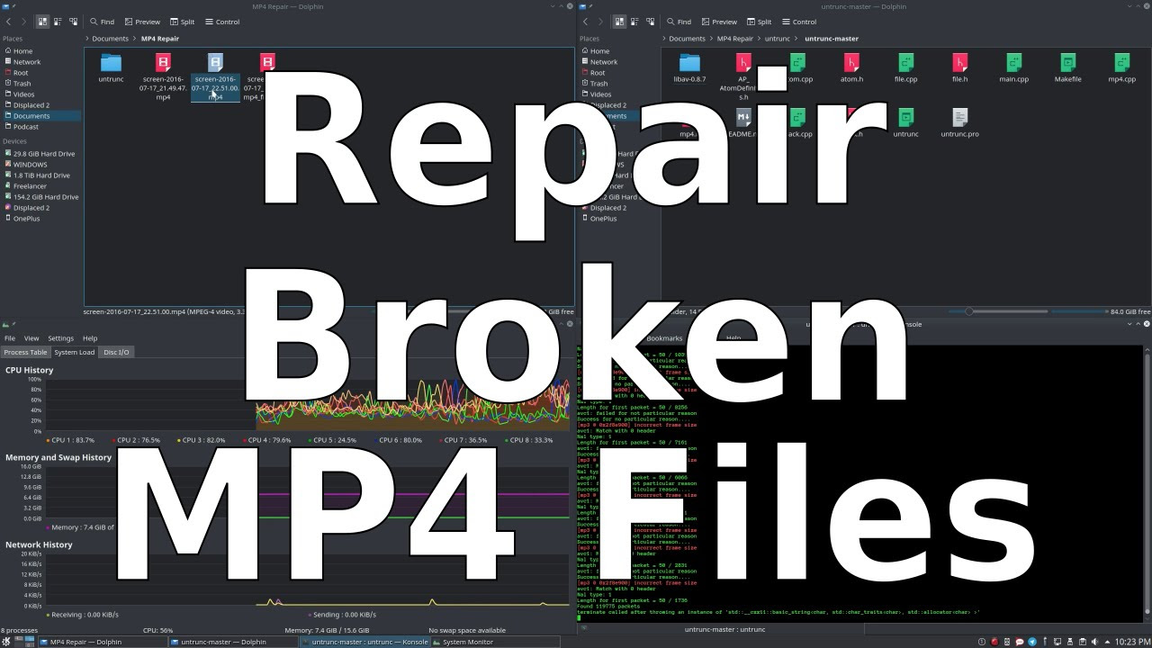  New Fixing a Truncated MP4 File