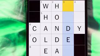 NYT Mini Crossword Solutions for April 25