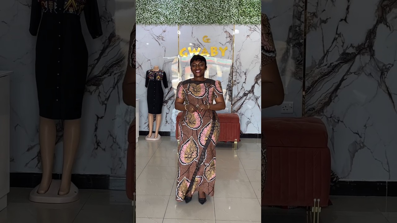 🆕 STUNNING KITENGE DRESS MISHONO YA VITENGE 🇹🇿🇰🇪