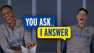 JAMES RODRIGUEZ + YERRY MINA: YOU ASK, I ANSWER! | COLOMBIA DUO TAKE ON RANDOM QUESTIONS