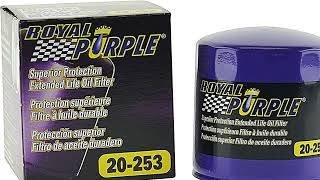 Bon produit -  Royal Purple 20-253 Filtre à huile Premium à durée de vie prolongée