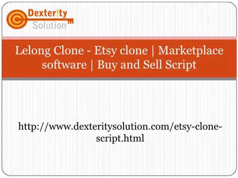 Lelong Clone - Etsy clone | Marketplace software | Buy and Sell Script