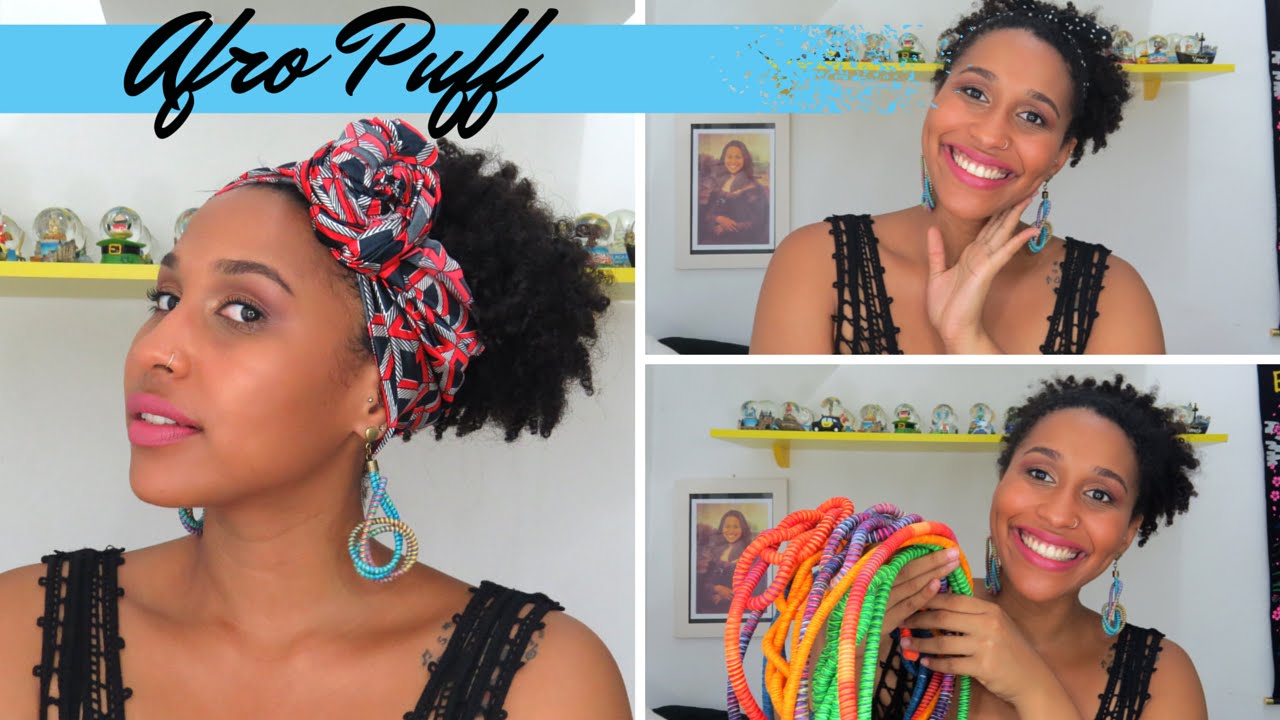 ACESSÓRIOS PRA CABELO CACHEADO AFRO PUFF YouTube