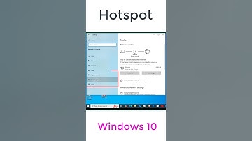 How to Create Wifi Hotspot in Windows 10| #hotspot #mobile