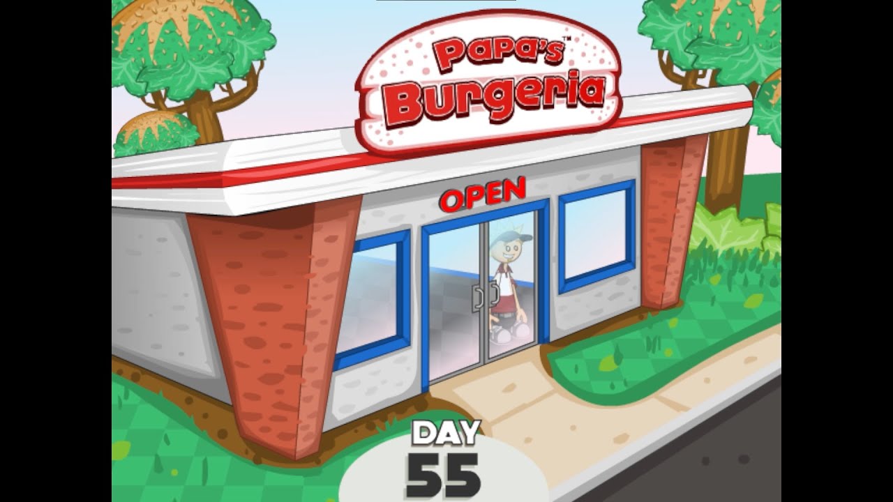 Papa's Burgeria To Go! - Rank 55 + Unlocking Papa Louie 