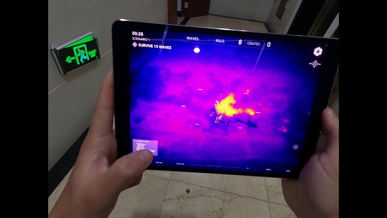 Zombie Gunship Revenant AR  on iPad Pro