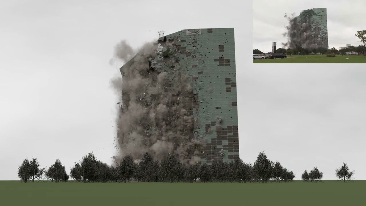 Houdini RBD Building Collapse - Nil Jimenez