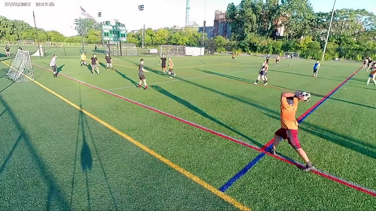 GameOn 20250722   Field 3 QuarterFinals D Parking View Soccer Peeps vs Playoffs FC 2nd Half