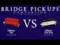 Dimarzio fred vs tone zone  passive bridge guitar pickup comparison tone demo