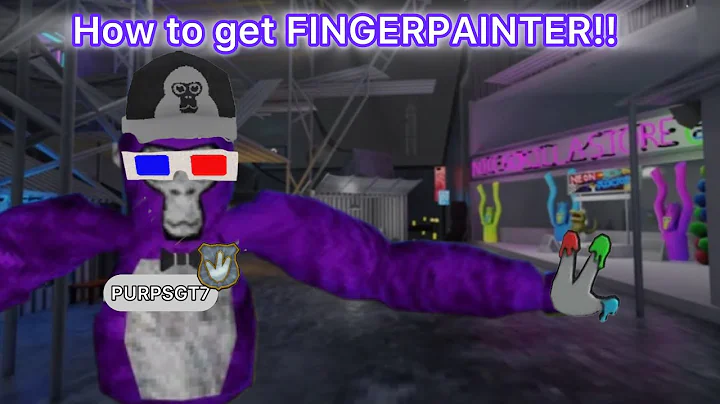 How to get finger painter badge in gorilla tag (no pc)