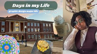 ANT Vlogs Day in my Life Graphic Design student Life