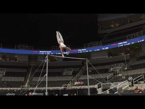Hasan Aydogdu - High Bar - 2023 Xfinity U.S.  Championships - Junior Men Day 1