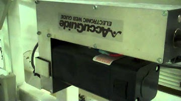 For Sale: Accuweb Accuguide Narrow Web Converting Winder Unwinder Guide Detector Machine