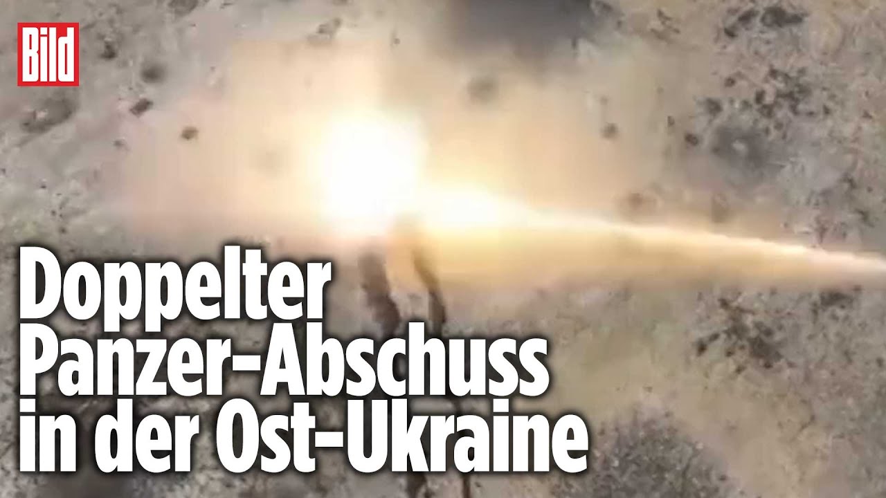 Javelin-Panzerfaust zerstört russischen Panzer | Ukraine-Krieg