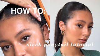 HOW TO: Sleek Ponytail Tutorial (model inspired) | Sloan Byrd screenshot 2