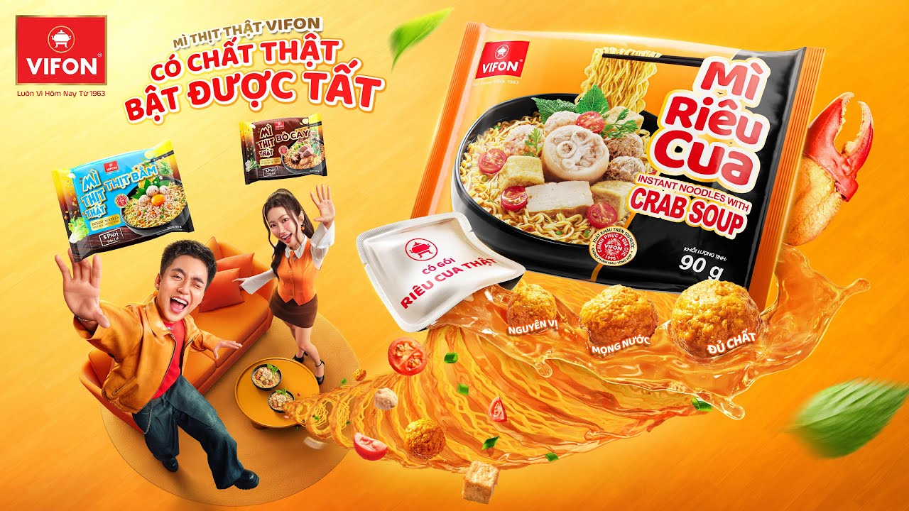 MÌ THỊT THẬT RIÊU CUA VIFON. VỊ THẬT - RIÊU CUA THẬT - MỀM MỌNG THẬT ...