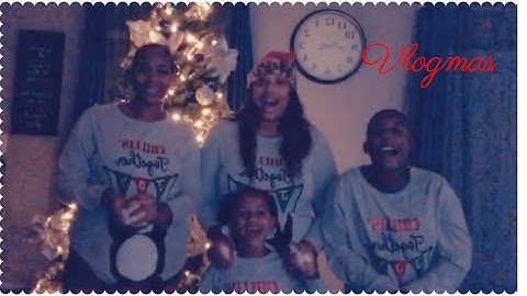 Revealing￼ Our First Ever Christmas vlogmas Intro 2021 | Vlogmas Day 1