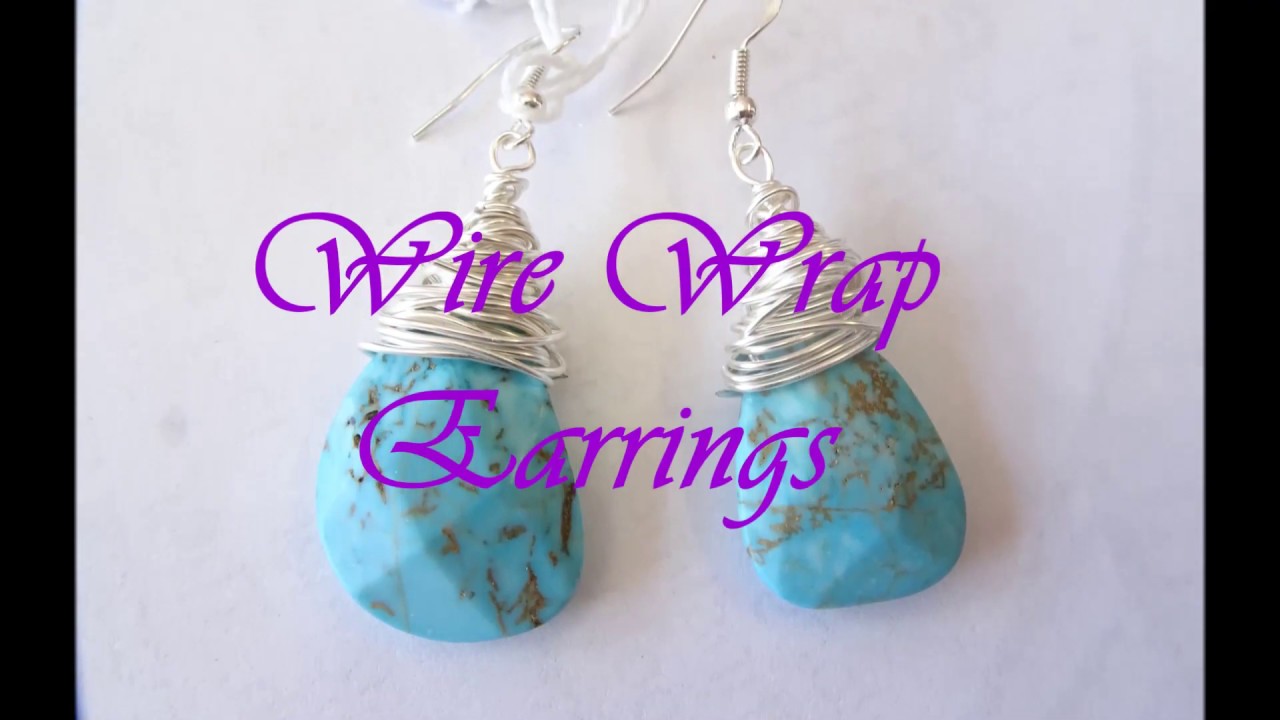 Adelaide Beads Wire Wrapping Earrings. YouTube