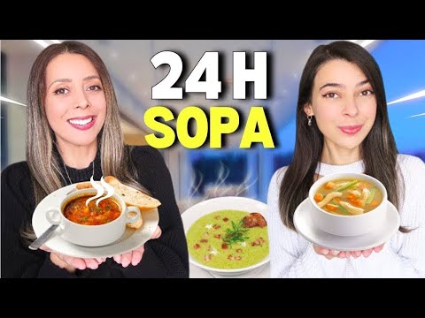 EATING SOUP FOR A WHOLE DAY 🍲