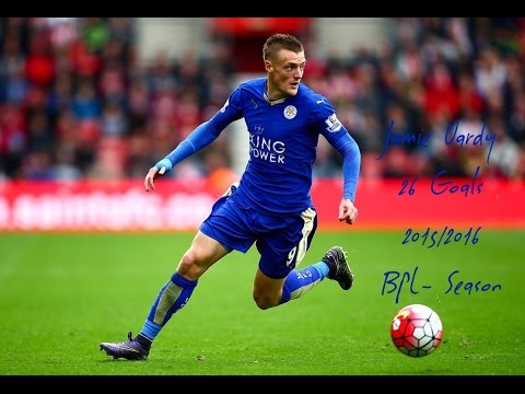 Jamie Vardy All 26 Goals 2015/2016 Season