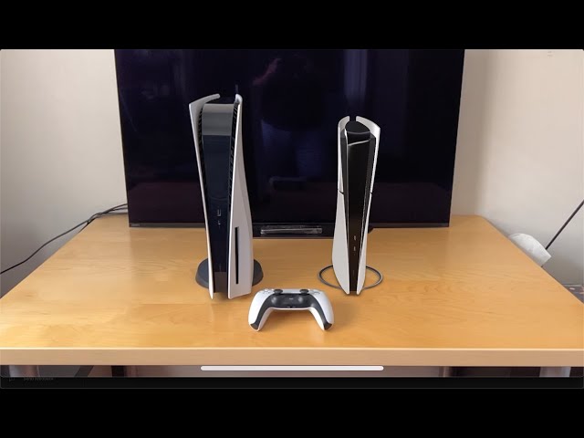 This is how small the PlayStation 5 Slim is compared to the