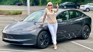 My Wife Drives My New Tesla Model 3 Refresh! Here Are Her Thoughts