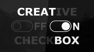 CSS Creative Checkbox Design | Html CSS Tutorial