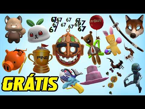 RÁPIDO 19 ITENS FÁCIL DE GANHAR GRÁTIS NO ROBLOX COM MUITAS CÓPIAS!!! (Fácil & Rápido) EM 2026