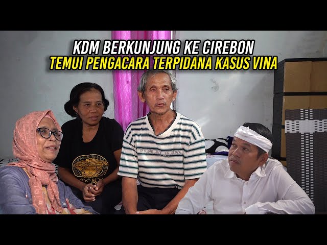 BERKUNJUNG KE CIREBON | KDM TEMUI PENGACARA TERP1D4NA KASUS VINA class=