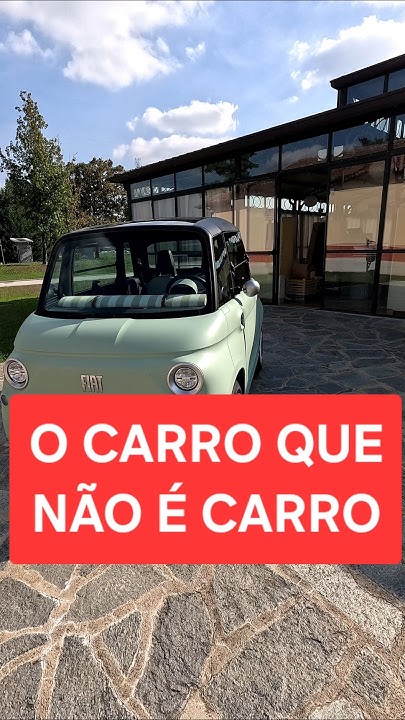 Fiat TOPOLINO é muito maneiro, mas não é um carro #shorts